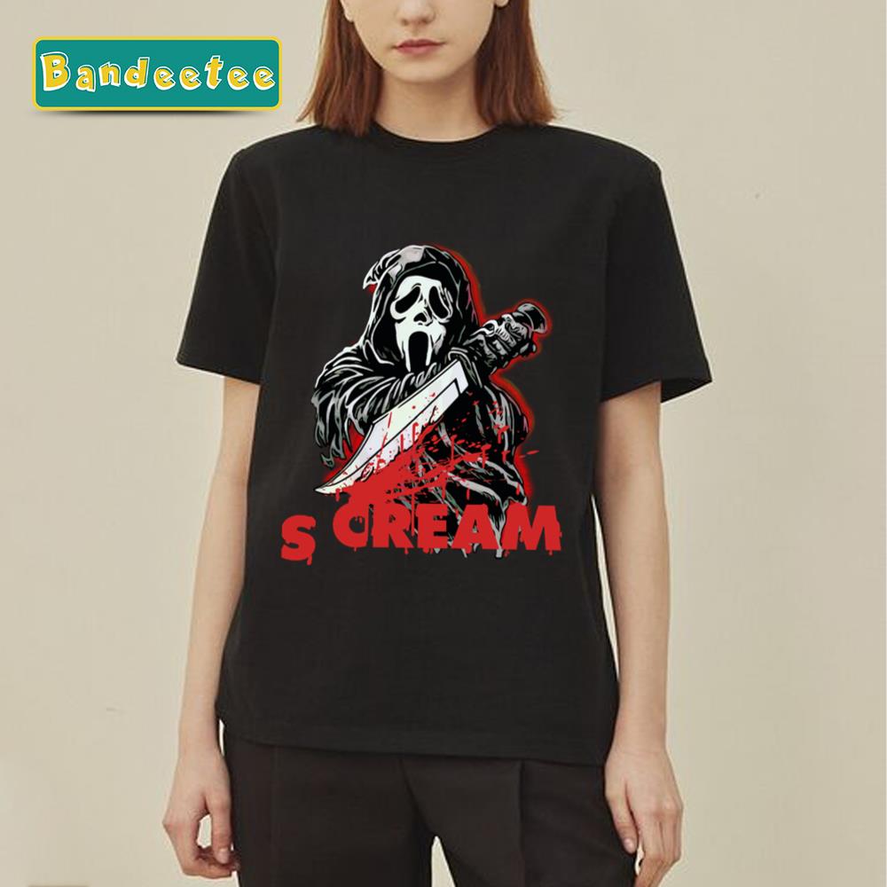 Ghostface Scream Mask Trending Halloween T-Shirt