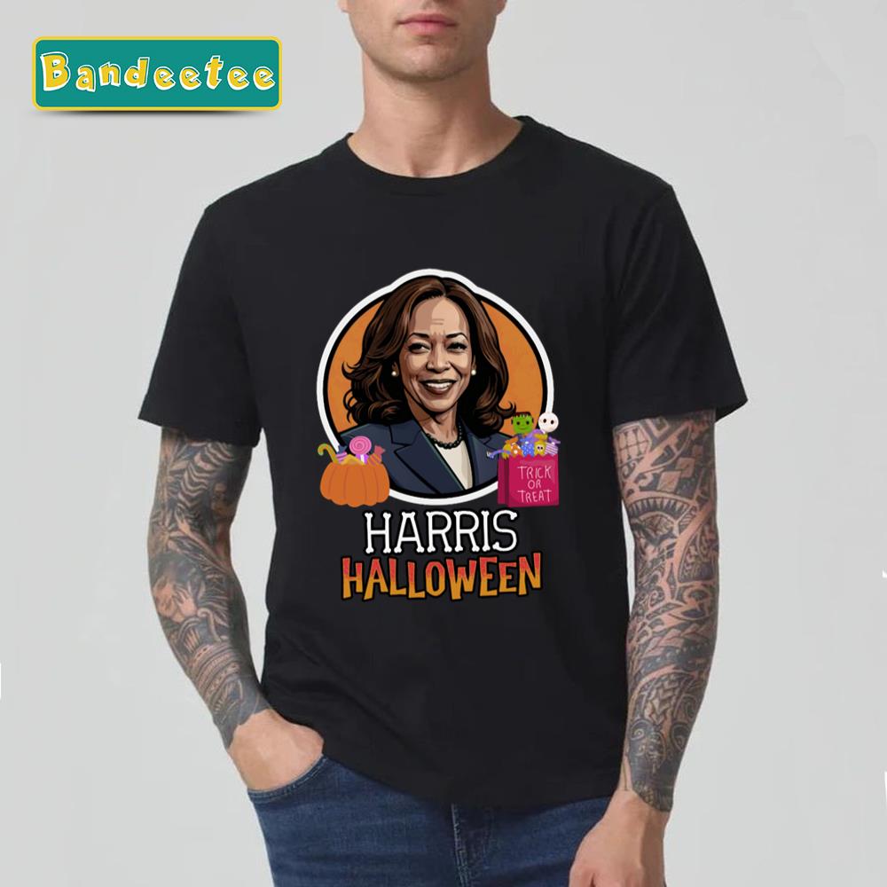 Kamala Harris Horror American Zombie Story Halloween Unisex T-Shirt