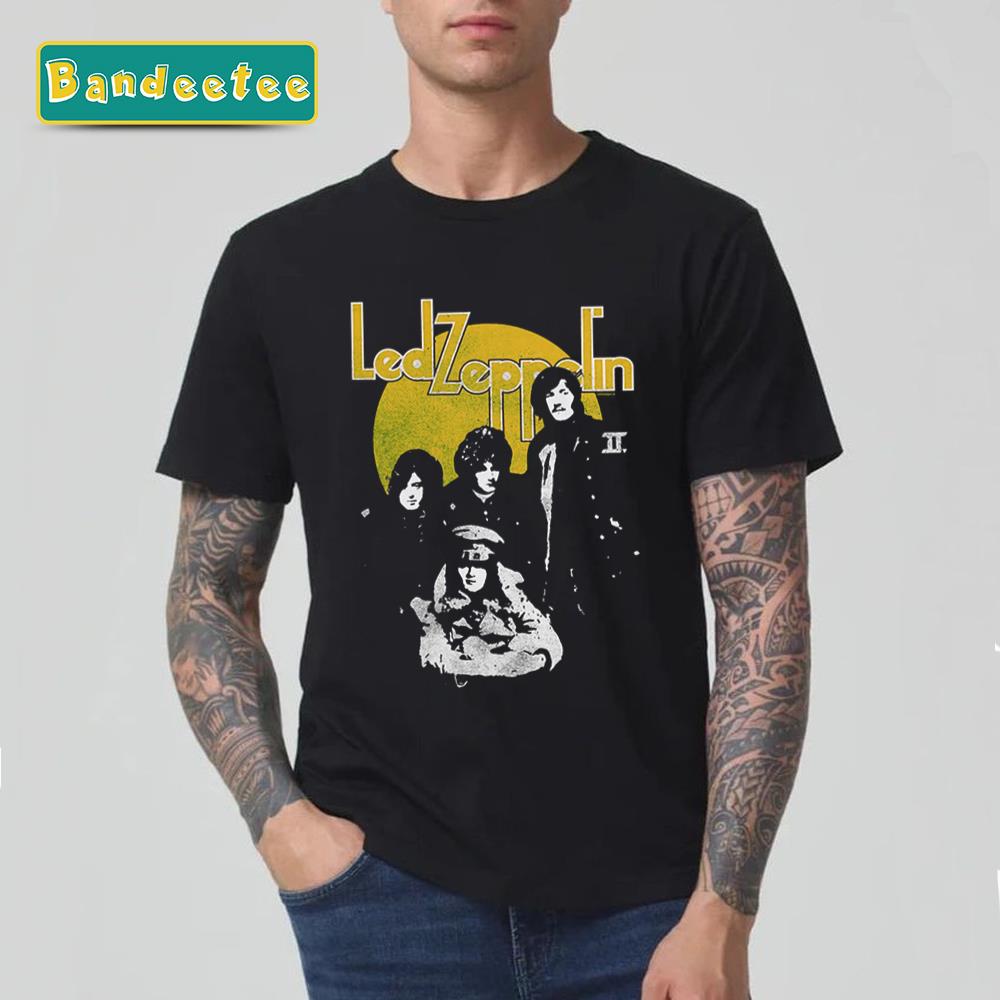 Led Zeppelin Full Moon Album Rock Band T-Shirt