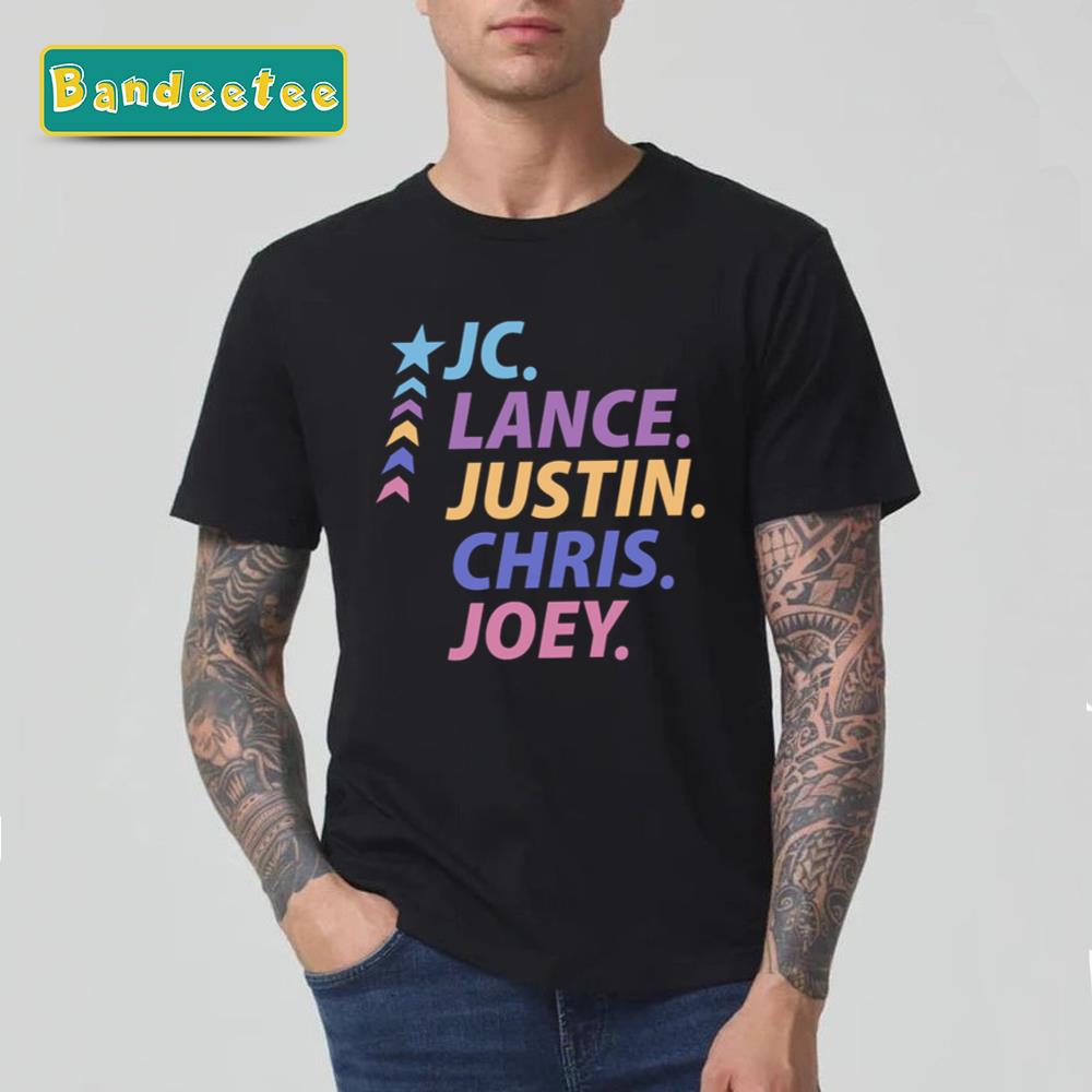 Nsync Member Names Unisex T-Shirt