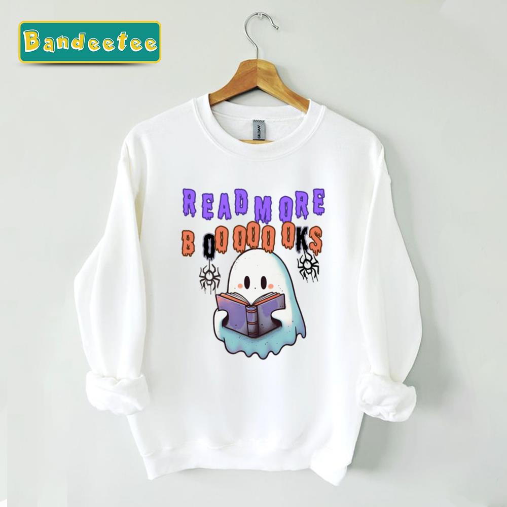 Read More Boooooks Cute Halloween Ghost Unisex T-Shirt