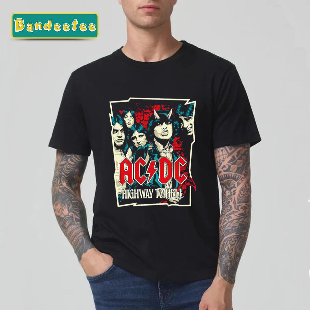 Rock And Roll Artist Acdc Rock Band T-Shirt