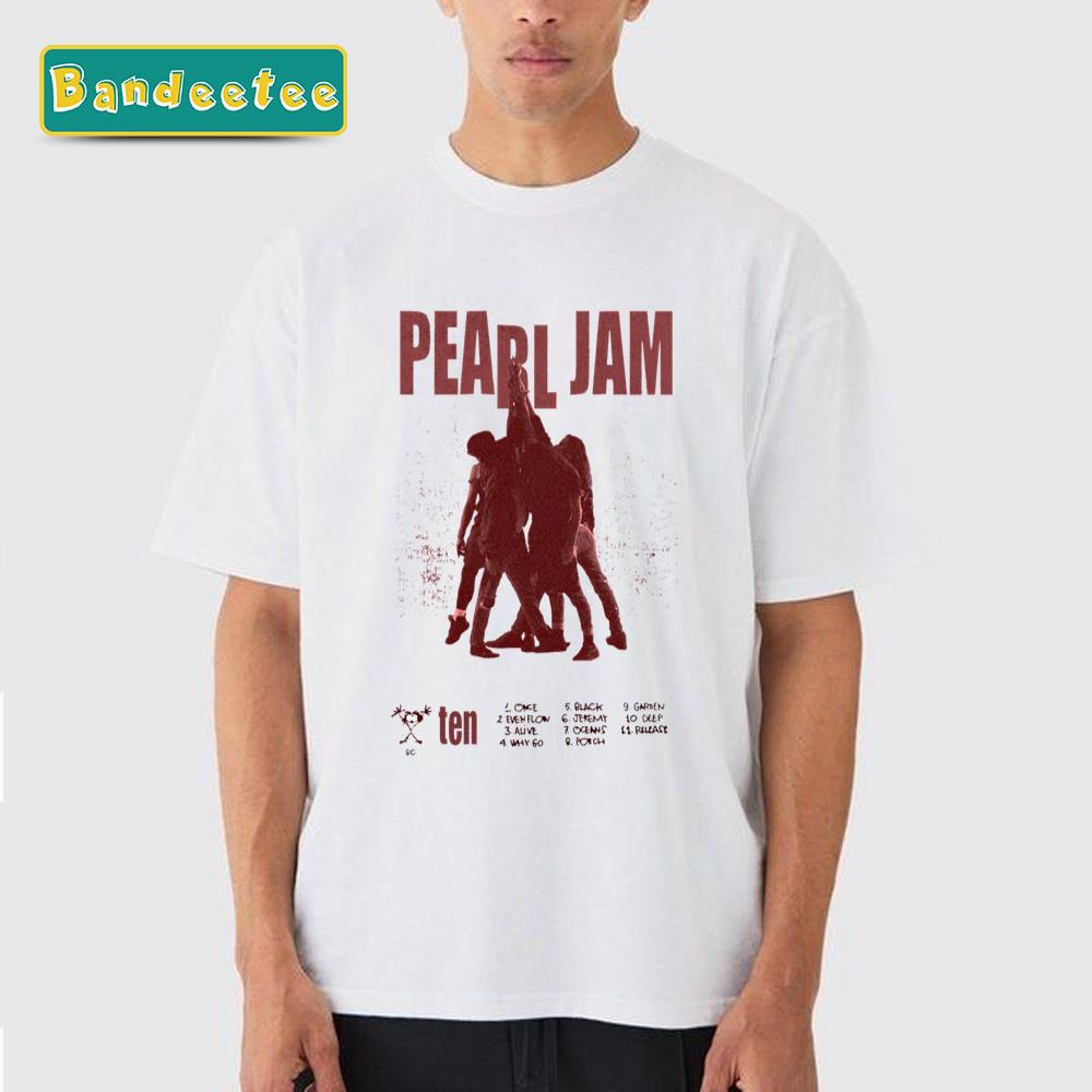 The Kompak Toss Pearl Jam Rock Band T-Shirt