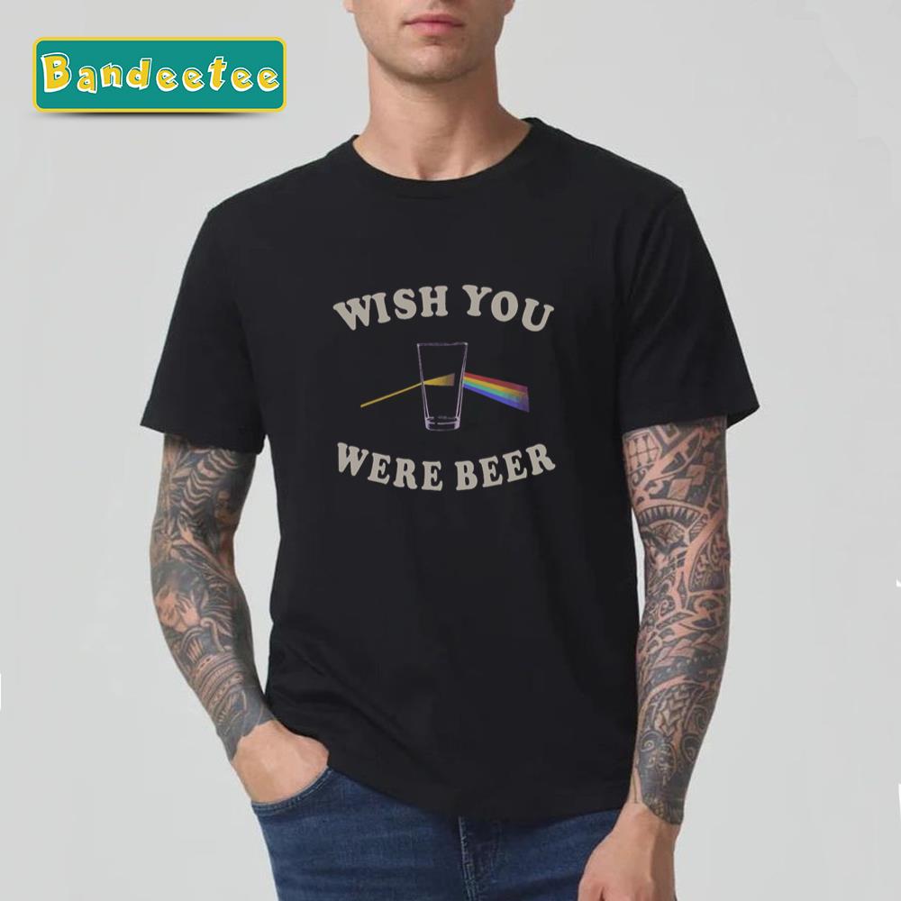 Wish You Were Beer Pink Floyd Rock Band T-Shirt