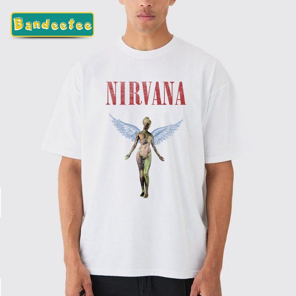 Woman Made Of Pastel Liquids Nirvana Rock Band T-Shirt