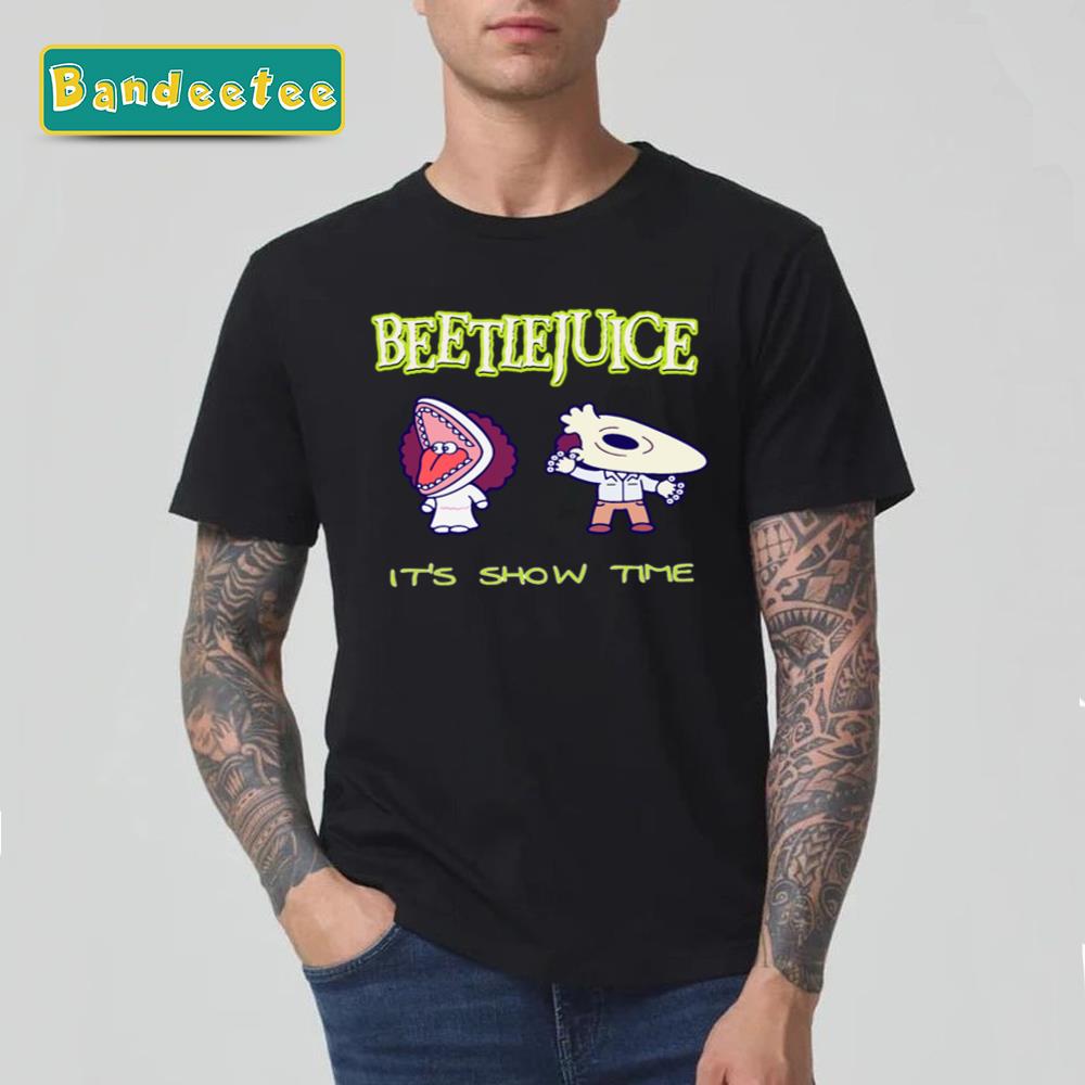 Cartoon Beetlejuice Its Show Time Unisex T-Shirt