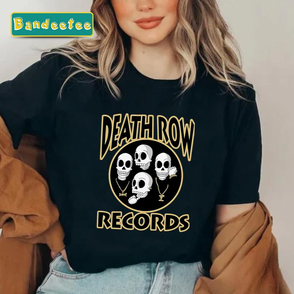 Drr Skull Rap Death Row Records Unisex T-Shirt