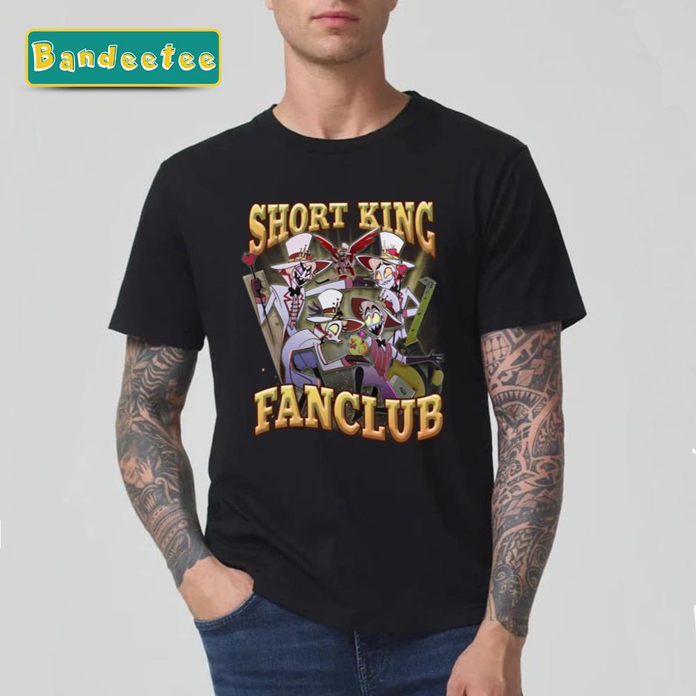 Lucifer Short King Fanclub Hazbin Hotel Unisex T-Shirt