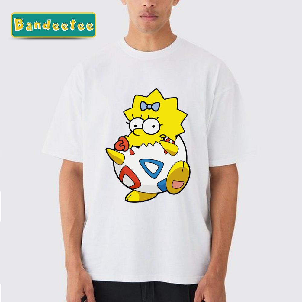 Maggiepi Pokemon Characters The Simpson Unisex T-Shirt