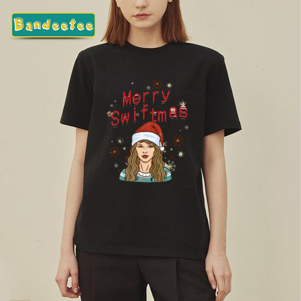 Merry Swiftmas Funny Holidays Gift Idea For Swifty Christmas Tour Unisex T-Shirt