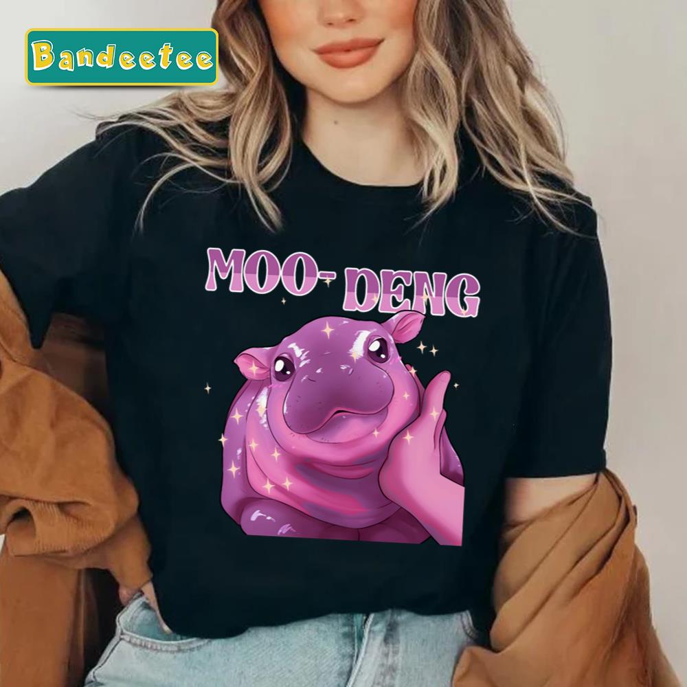 Moo Deng The Famous Baby Pigmy Hippo Moodeng Unisex T-Shirt