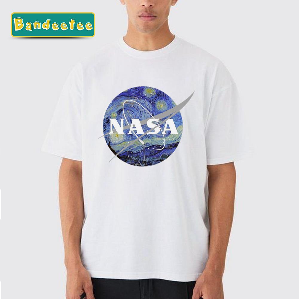 Nasa Logo Van Gogh Unisex T-Shirt