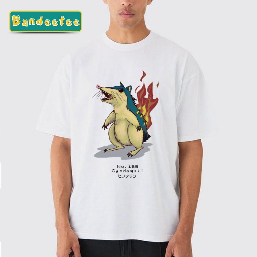 No 155 Cyndaquil Pokemon Characters Unisex T-Shirt