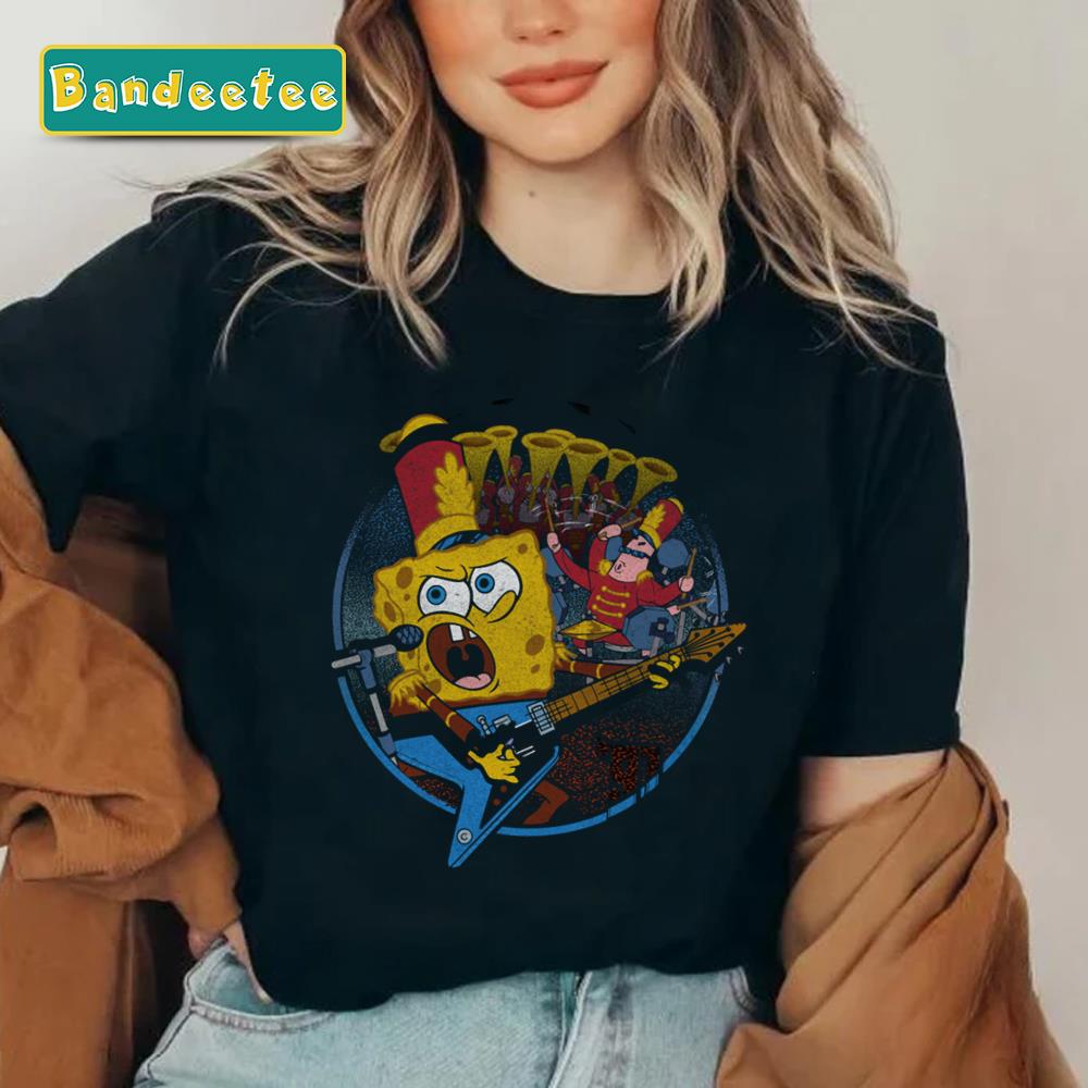 Spongebob Squarepants Super Bowl Band Funny Unisex T-Shirt