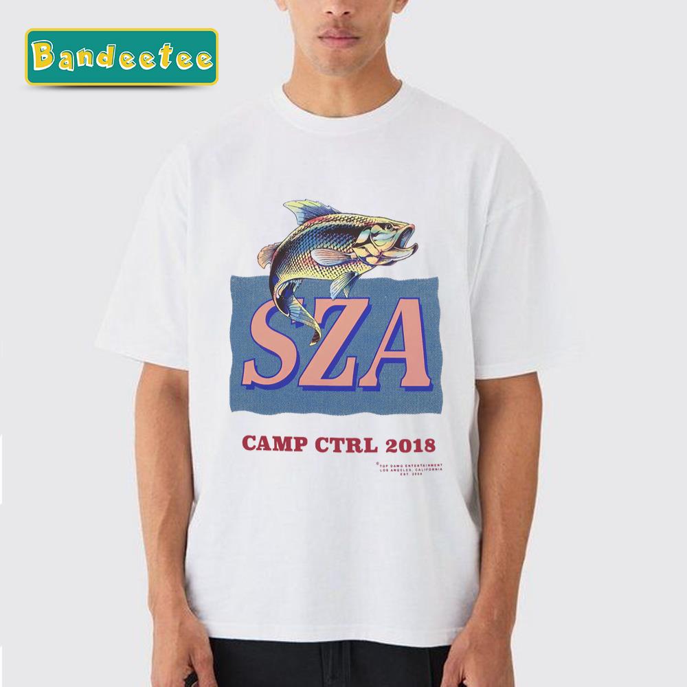 Sza Camp Ctrl Fish Logo Unisex T-Shirt