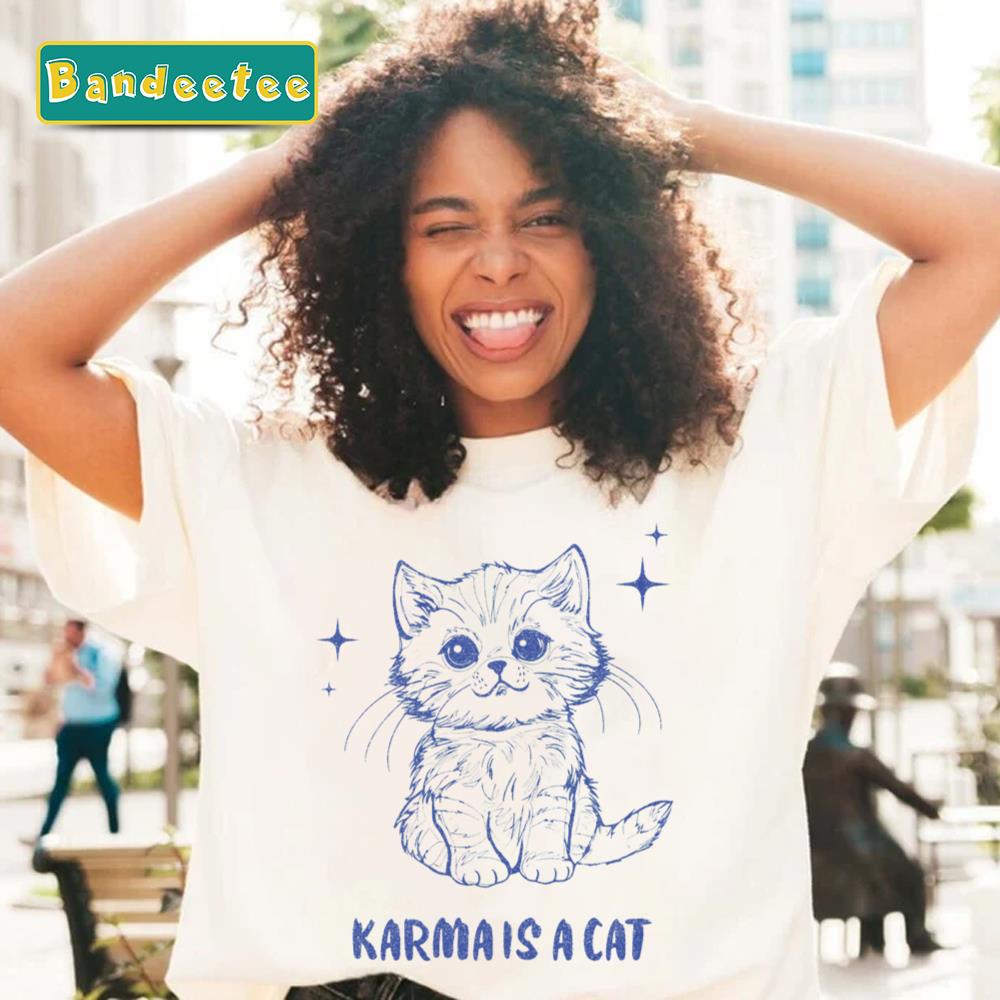 The Eras Tour Parody Karma Is A Cat Taylor Swift Unisex T-Shirt