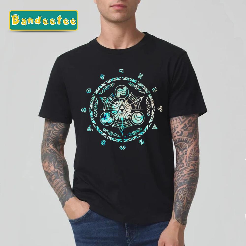 Zelda Circle Blue Unisex T-Shirt