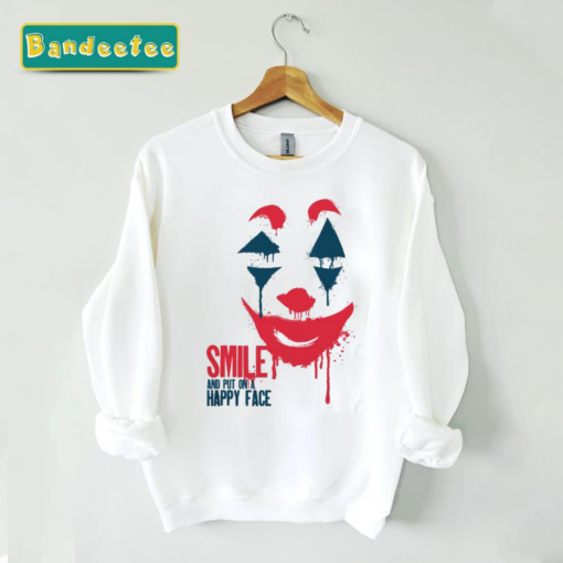 Joker Put On a Happy Face Joaquin Phoenix Joker Halloween Unisex T-Shirt