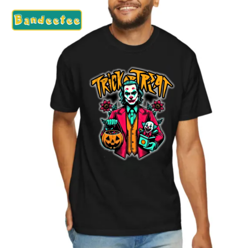 Trick Or Treat Joker Harley Quinn Lady Joker Halloween Unisex Sweatshirt