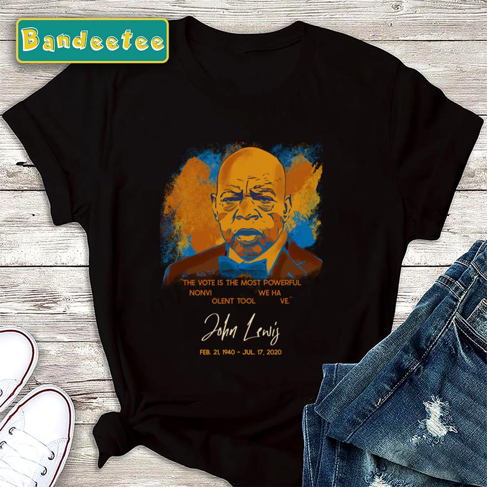 Congressman John Lewis Portrait Unisex T-Shirt