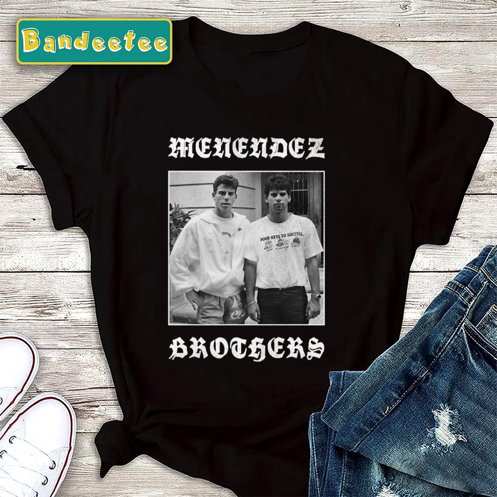 Black And White Art Menendez Brothers Unisex T-Shirt