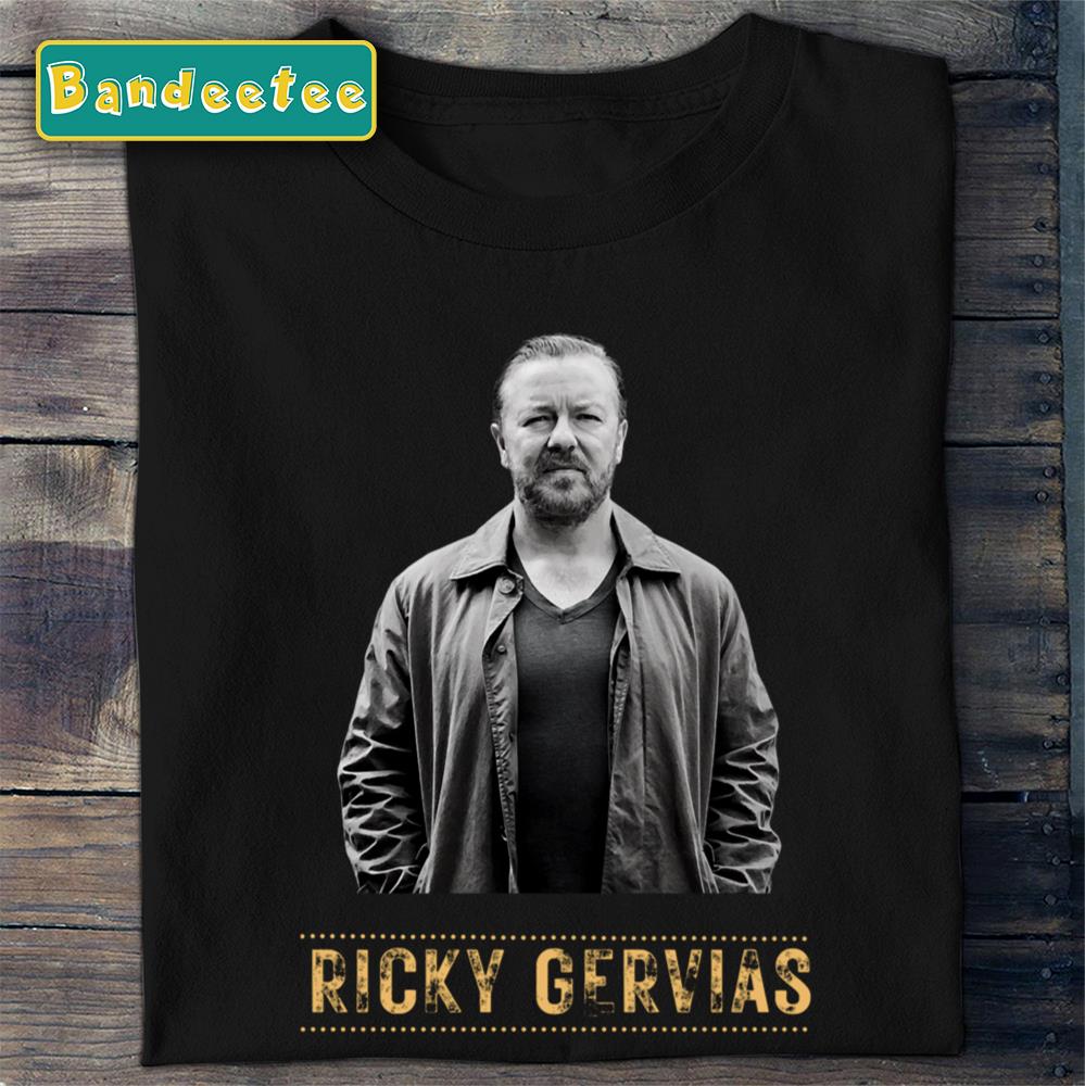 Black And White Ricky Gervais Afterlife Unisex T-Shirt