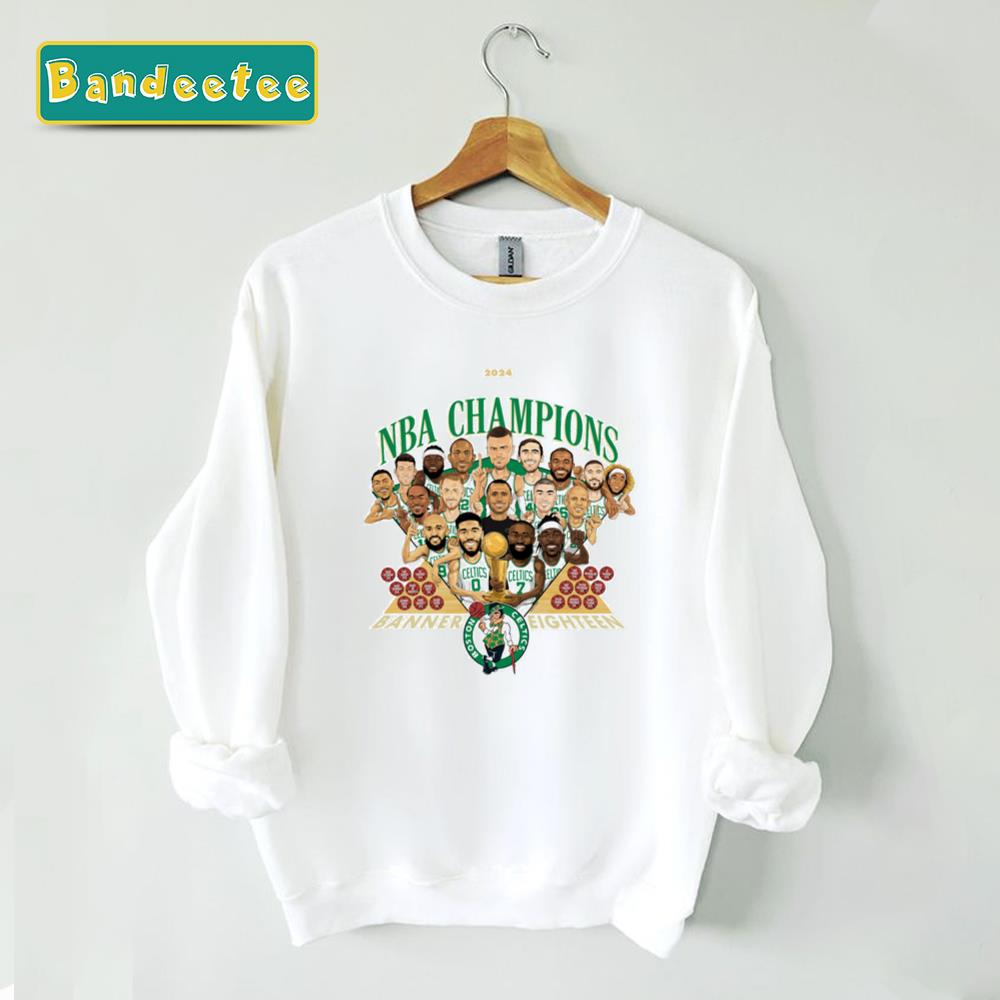 Boston Celtics Banner 18 Team Unisex Sweatshirt