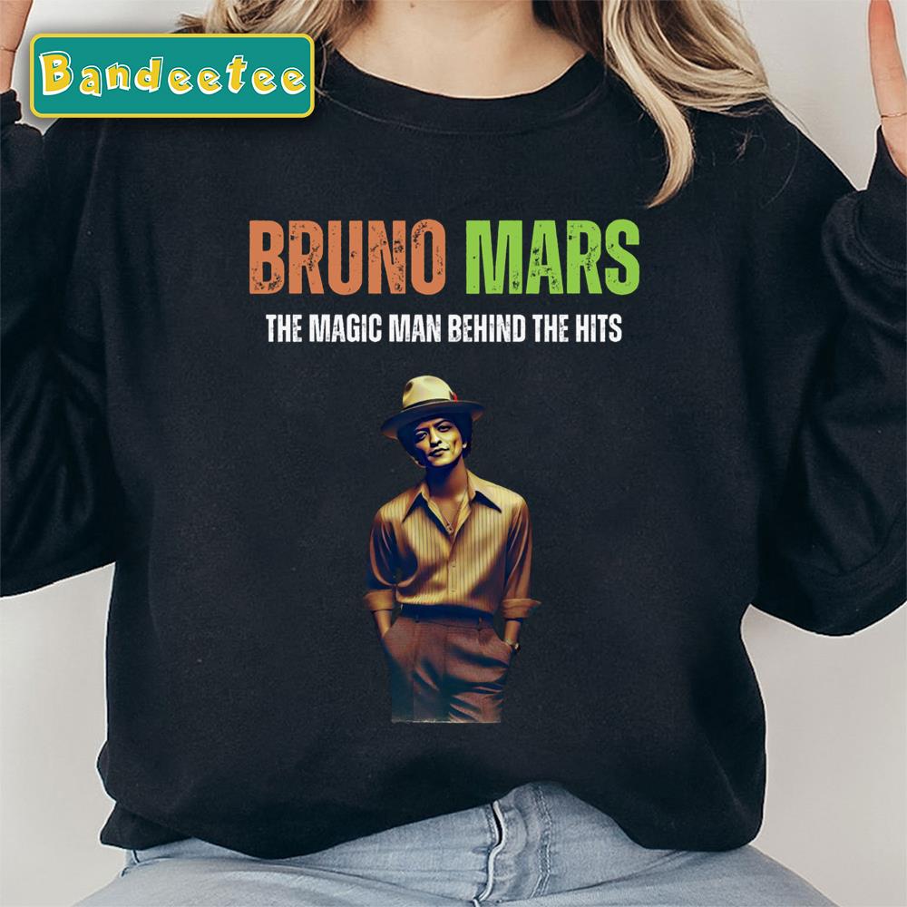 Bruno Mars The Magic Man Behind The Hits Unisex Sweatshirt