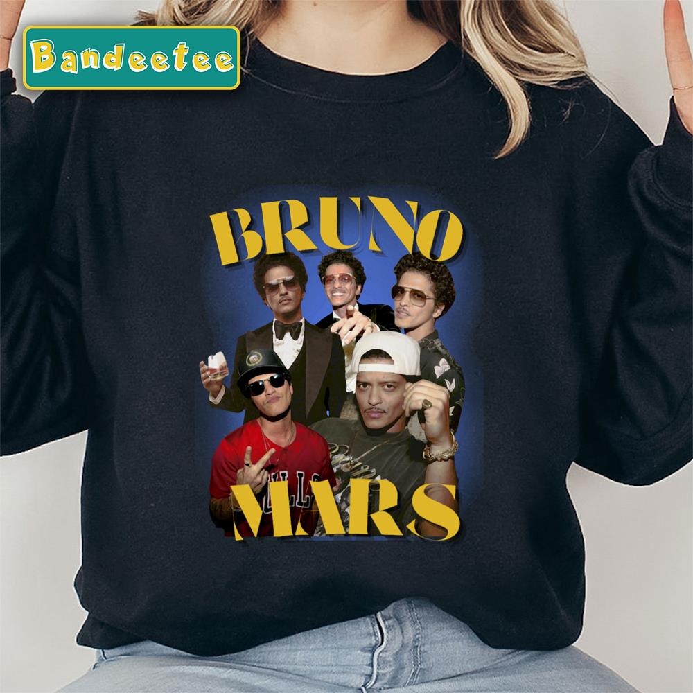 Collage Bruno Mars Design Unisex Sweatshirt