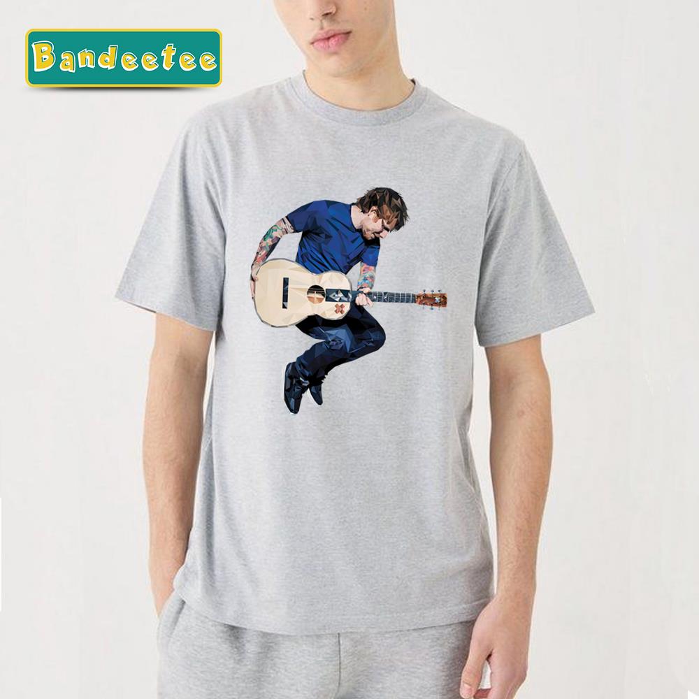 Ed Sheeran Iconic Guitar Pose Unisex T-Shirt