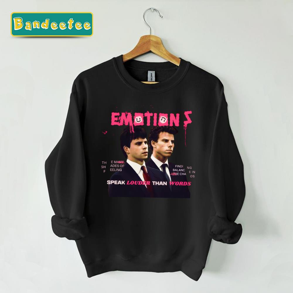 Emotions Menendez Brothers Pink Design The Menendez Brothers Unisex Sweatshirt