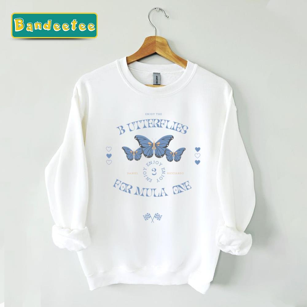 Enjoy The Butterflies Daniel Ricciardo Unisex Sweatshirt