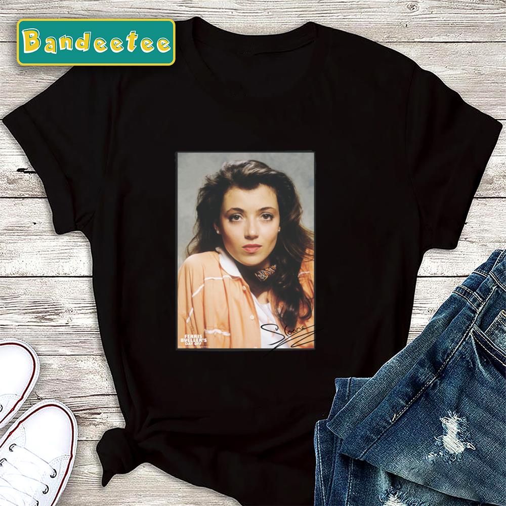 Ferris Bueller’s Day Off Sloane Peterson Signed Photo Unisex T-Shirt