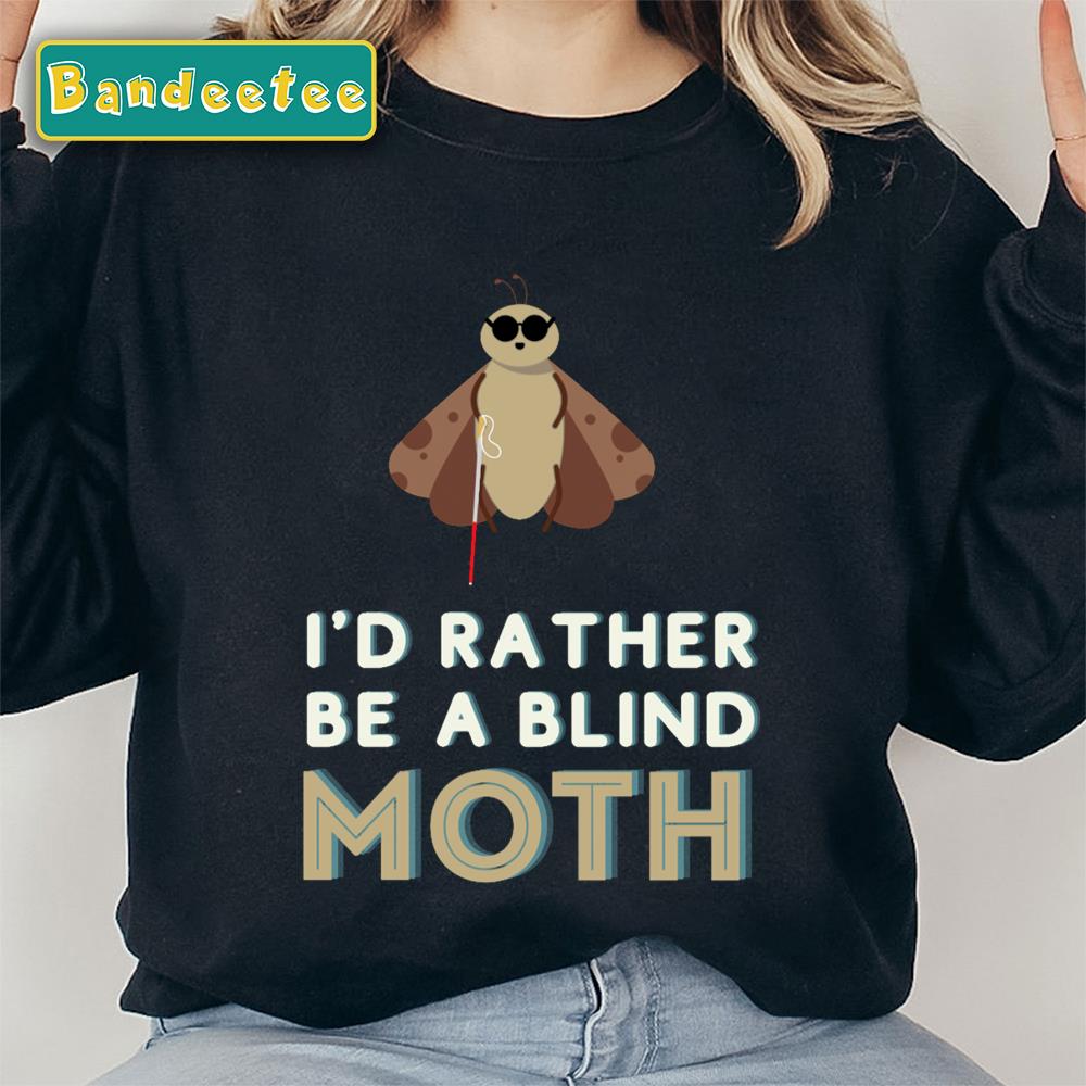 Funny Karl Pilkington Id Rather Be A Blind Moth Unisex Sweatshirt