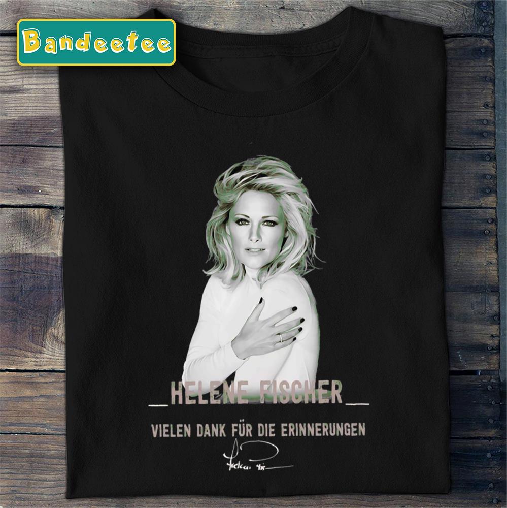 Round Neck Helene Fischer Vielen Dank Für Unisex T-Shirt