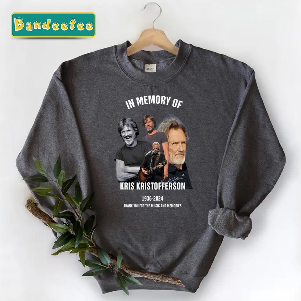 In Memory Of Kris Kristofferson Rip Unisex Sweatshirt