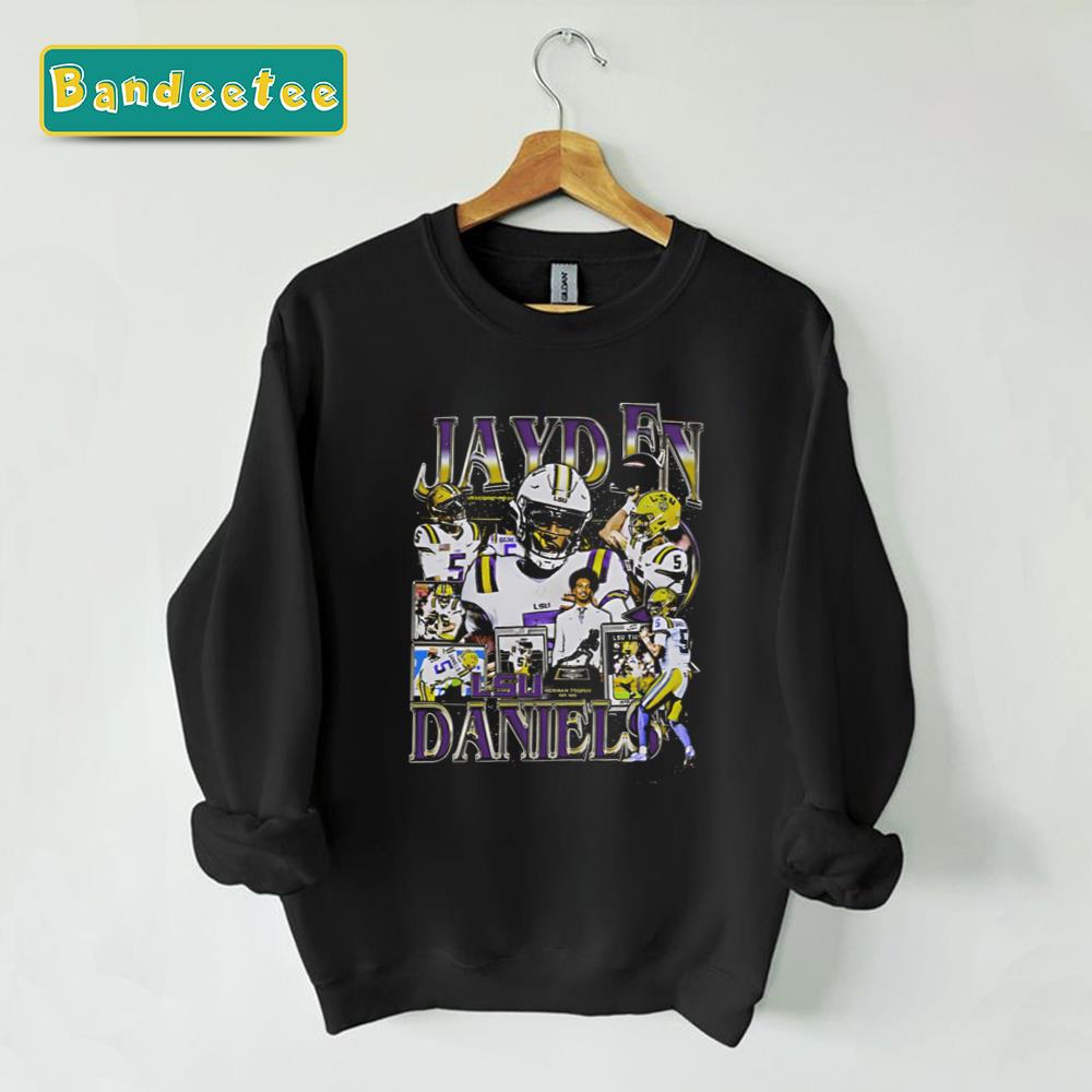 Jayden Daniels College Bootleg Unisex Sweatshirt