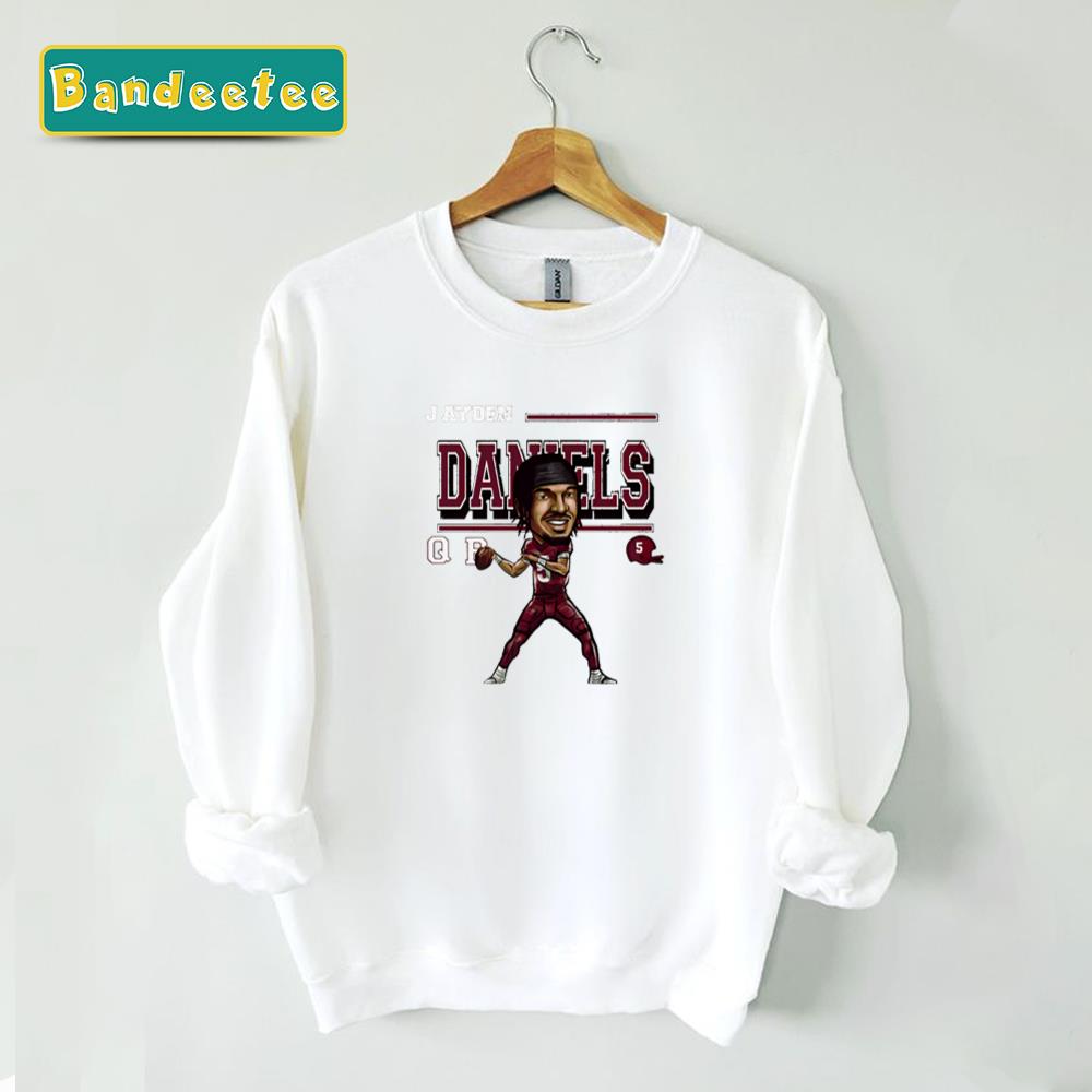 Jayden Daniels Washington Cartoon Unisex Sweatshirt