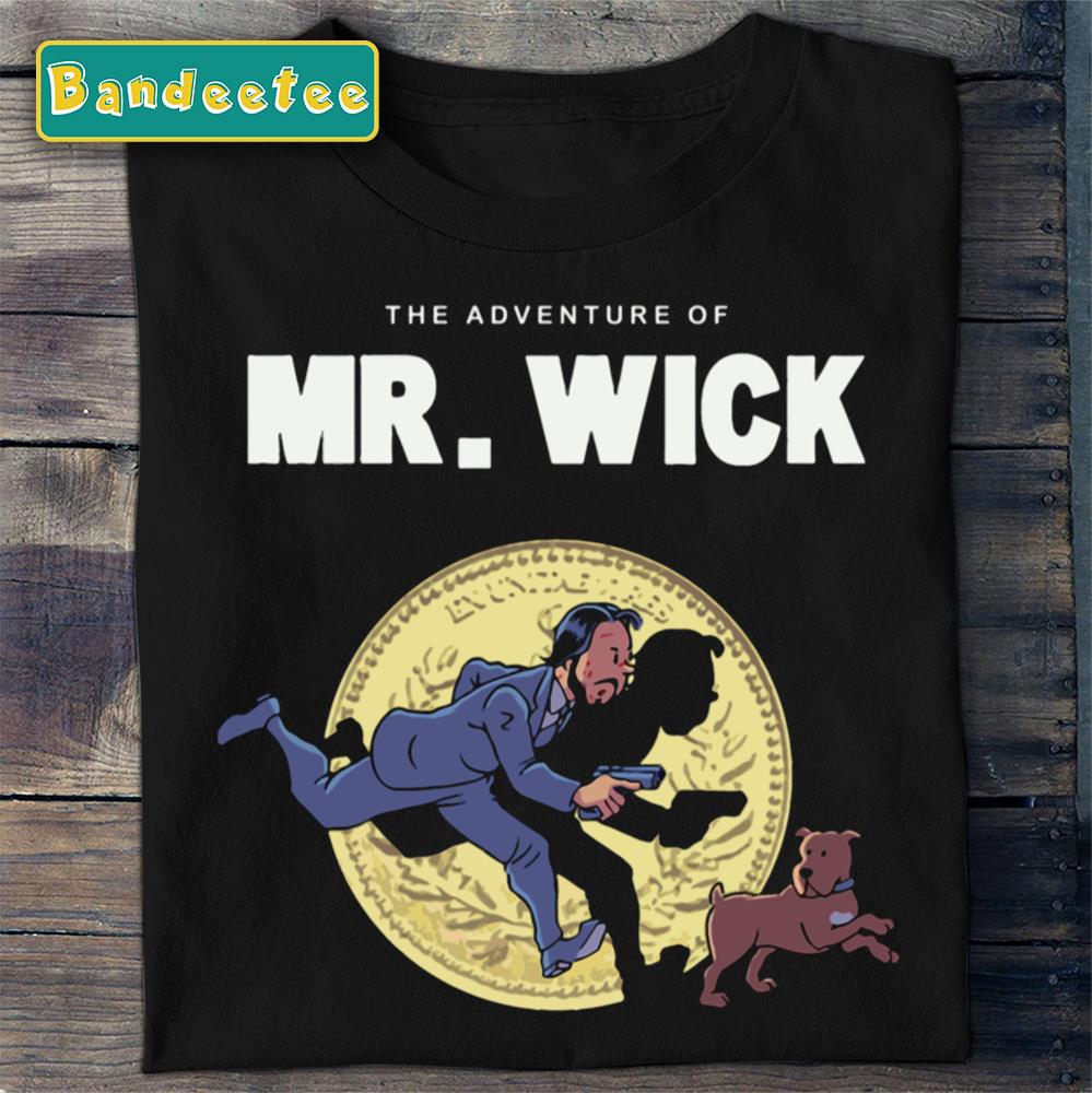 John Wick The Movies Cartoon Keanu Reeves Unisex T-Shirt