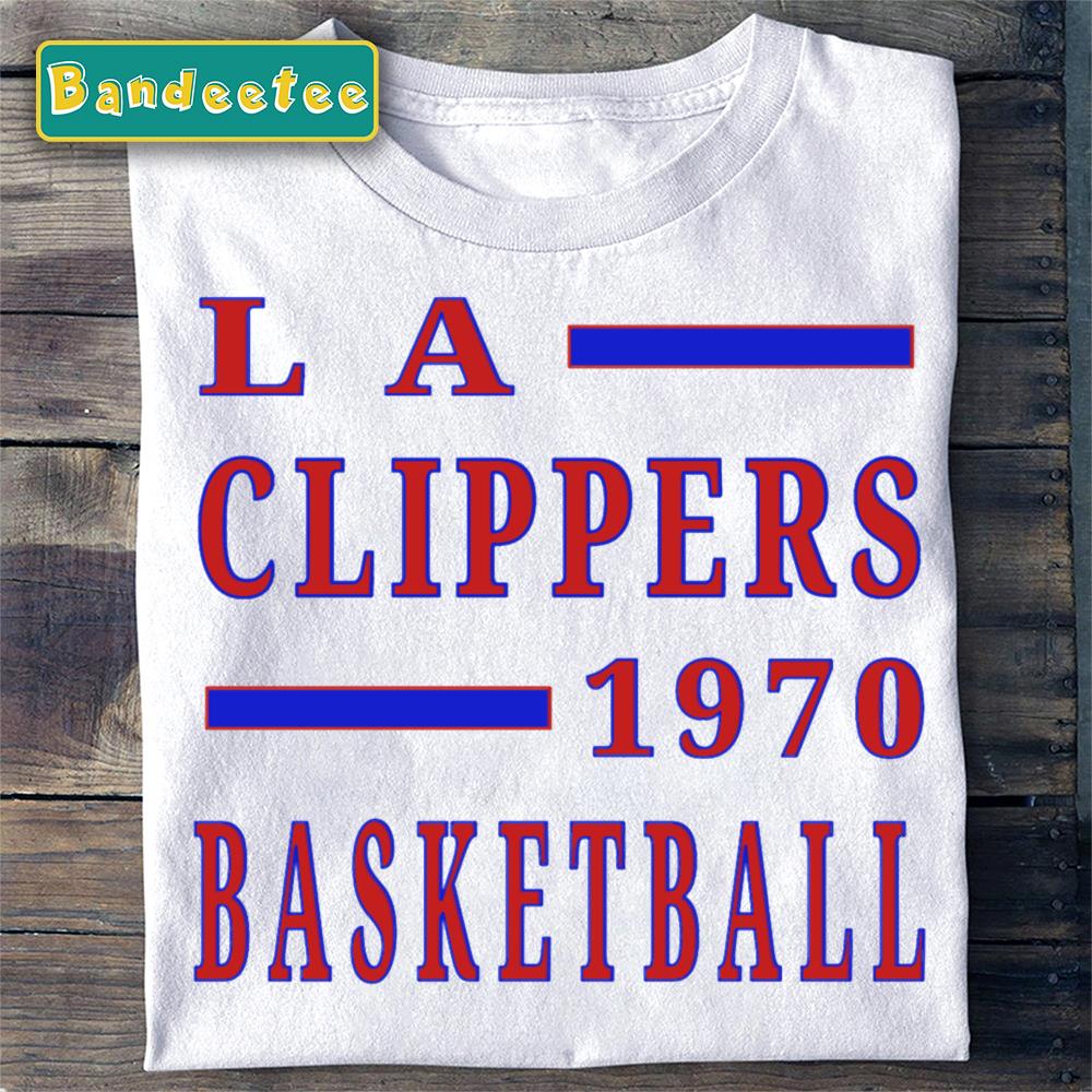 La Clippers Colored Logo Text Unisex T-Shirt