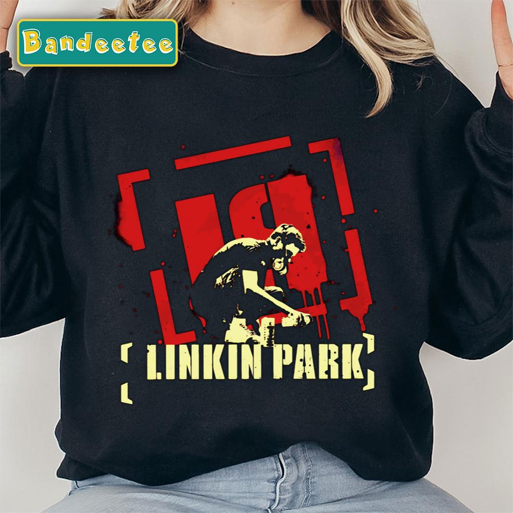 Linkin Park White Text Logo Unisex Sweatshirt