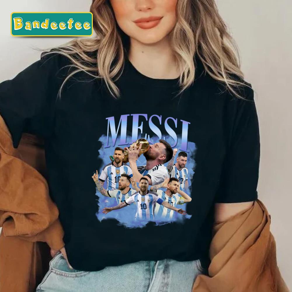 Lionel Messi Footballer Collage Unisex T-Shirt