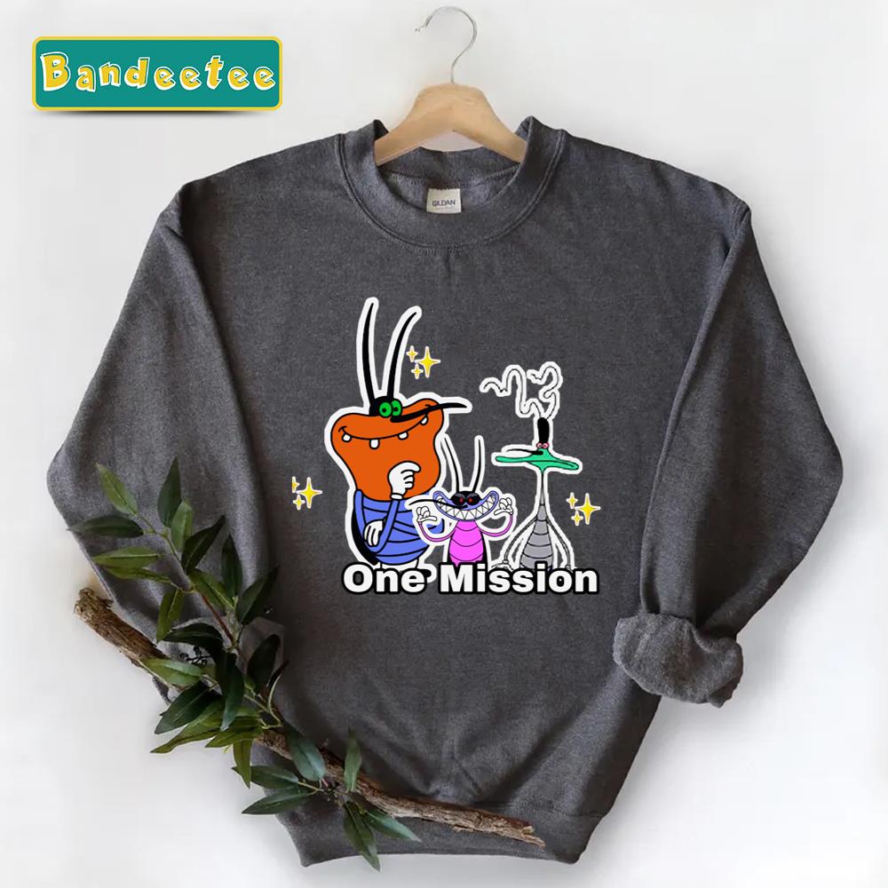 Oggy And The Cockroaches Funny Cartoon Unisex Sweatshirt