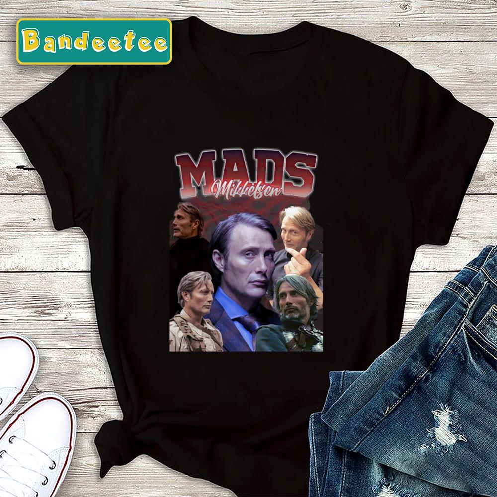 Mads Mikkelsen Retro Style Hannibal Unisex T-Shirt