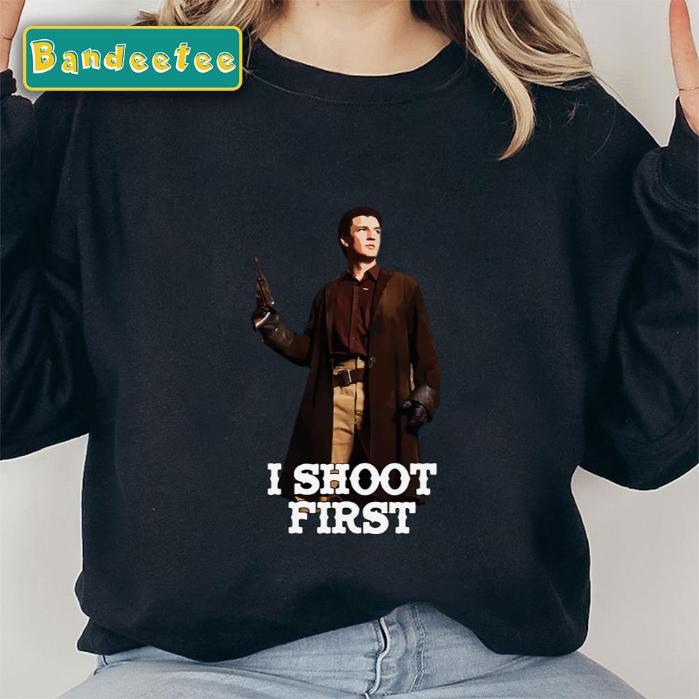 Nathan Fillion I Shoot First Meme Unisex Sweatshirt