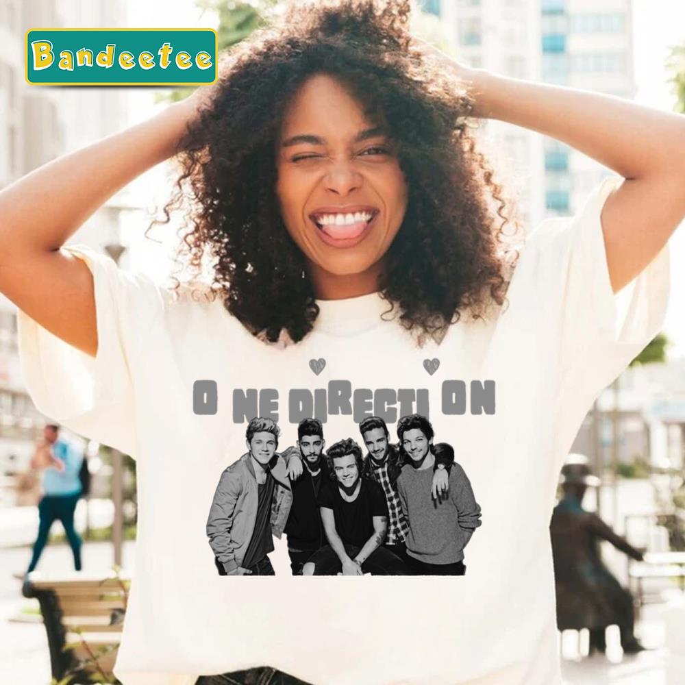 One Direction Together Retro Picture Unisex T-Shirt