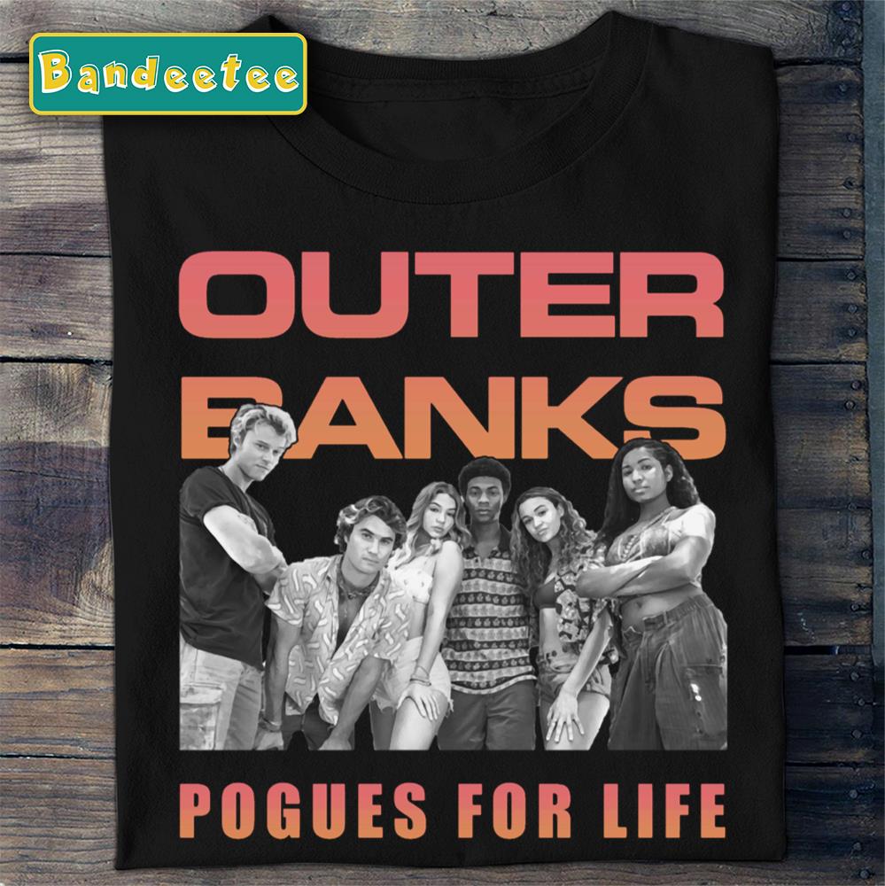 Outer Banks Group Shot Spray Paint Logo Unisex T-Shirt