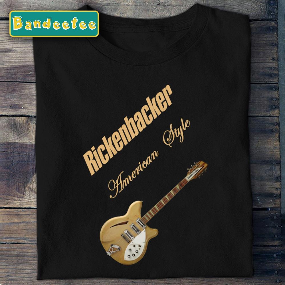 Rickenbacker Natural 12s American John Lennon Unisex T-Shirt