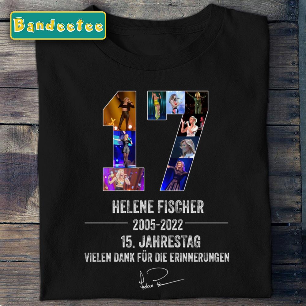 Round Neck Helene Fischer Vielen Dank Für Unisex T-Shirt