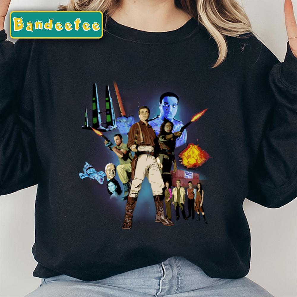 Nathan Fillion Retro 80s Design Unisex Sweatshirt